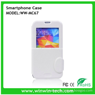 Crazy Horse Fenestration Smartphone Case for Samsung S5